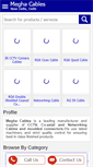 Mobile Screenshot of meghacables.com